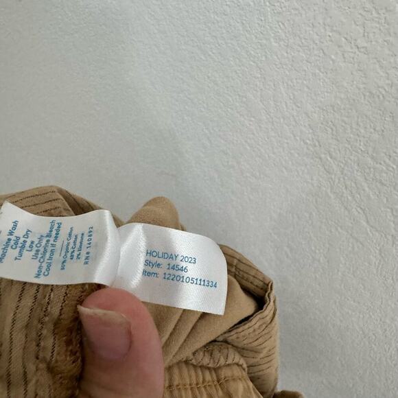 Marine Layer Saturday Athletic Fit Drawstring Waist Pants Faded Khaki Tan XXL - Picture 16 of 16